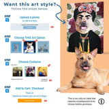 Custom Pet Art Canvas Wrap - Arfsikfew