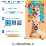 Custom Pet Art Canvas Wrap - Arfsikfew