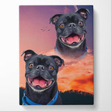 Custom Pet Art Canvas Wrap - Arfsikfew