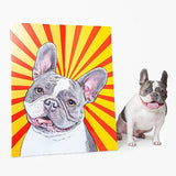 Custom Pet Art Canvas Wrap - Arfsikfew