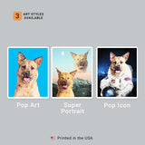 Custom Pet Art Canvas Wrap - Arfsikfew