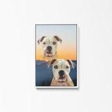 Custom Pet Art Framed Canvas - Arfsikfew