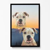 Custom Pet Art Framed Print - Arfsikfew
