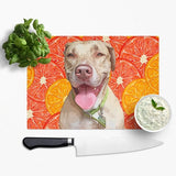 Custom Pet Art Glass Cutting Board - Arfsikfew