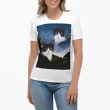 Custom Pet Art Ladies Crew - Arfsikfew
