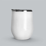 Custom Pet Art Wine Tumbler - Arfsikfew