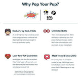 Original Pet Pop Art Canvas Wrap - Arfsikfew