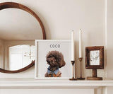 Pop Chic Modern Framed Print - Custom pet art of your dog or cat by pop-your-pup