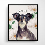 Pop Chic Modern Framed Print - Custom pet art of your dog or cat by pop-your-pup