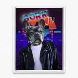Pop Icon Framed Canvas - Arfsikfew