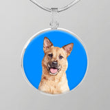 Custom Pet Art - Circle Necklace - Arfsikfew