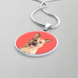 Custom Pet Art - Circle Necklace - Arfsikfew