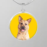 Custom Pet Art - Circle Necklace - Arfsikfew