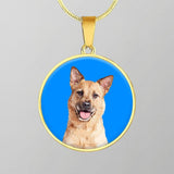 Custom Pet Art - Circle Necklace - Arfsikfew