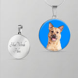 Custom Pet Art - Circle Necklace - Arfsikfew
