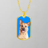 Custom Pet Art - Dog Tag Necklace - Arfsikfew