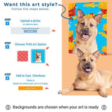 Custom Pet Art Glass Cutting Board - Arfsikfew