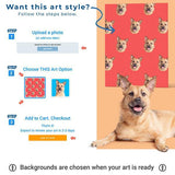 Custom Pet Art Glass Cutting Board - Arfsikfew