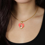 Custom Pet Art - Heart Necklace - Arfsikfew